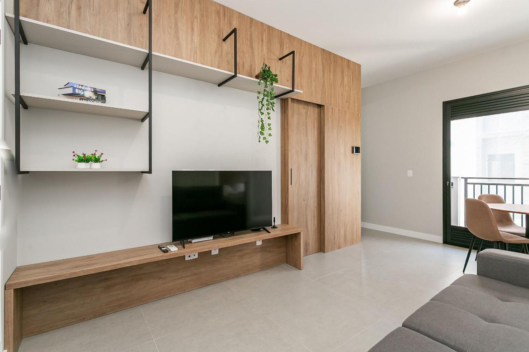 Apartamento Wi-fi 1000mb | Piscina No Rooftop #cha07 *