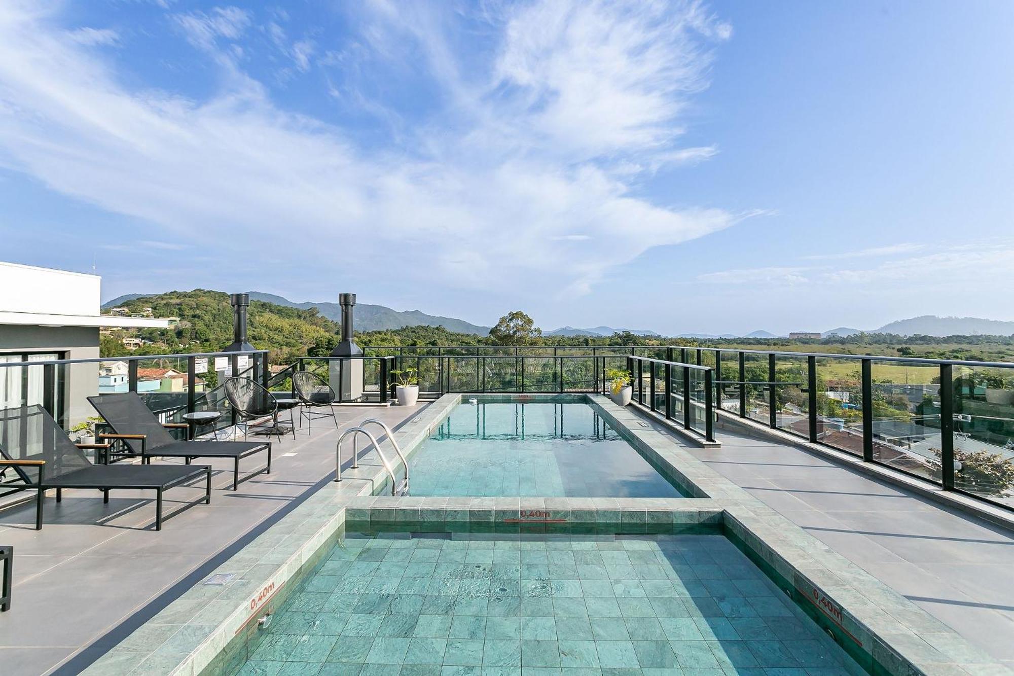 Apartamento Wi-fi 1000mb | Piscina No Rooftop #cha07 *